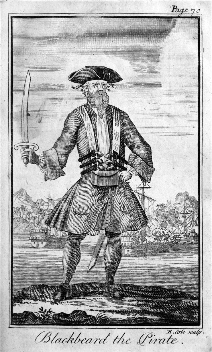 Picture Of Famous Pirate Blackbeard The Pirate