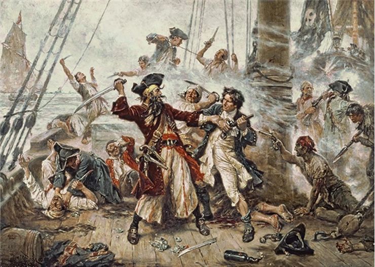 Picture Of Pirate Fight